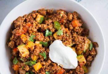 Ground Turkey & Veggie Skillet