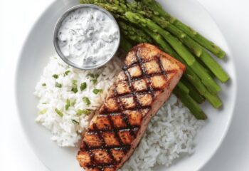 Grilled Greek Salmon Bowl